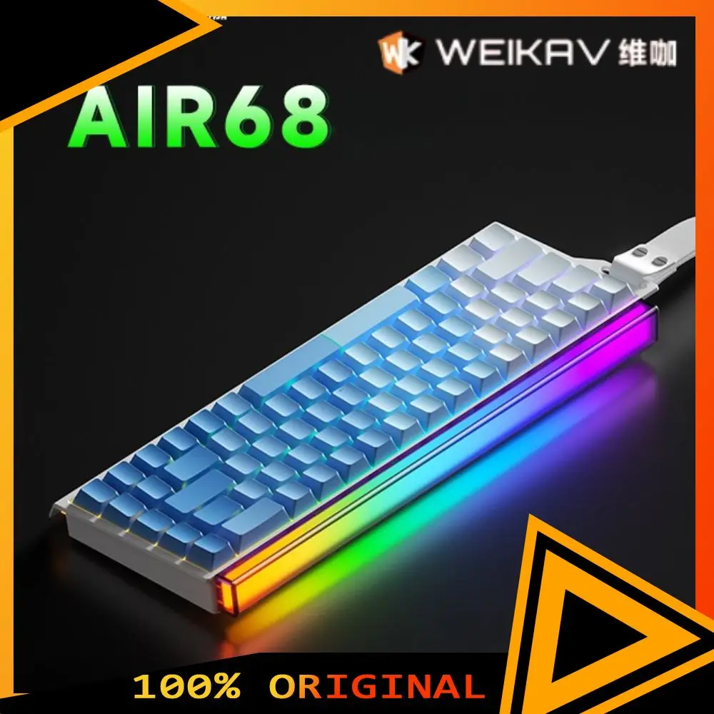 

Weikav Air68 Magnetic Keyboard Hot Swap Gasket 65 Percent 0.01RT Wired 8K Mechanical Gamed E-sports 0.125ms Low Delay Keyboard