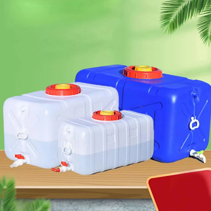 

Plastic Bucket Square Bucket Rectangular Water Tank Horizontal Storage Bucket Car Large Thickened Household Extra Thick Tank