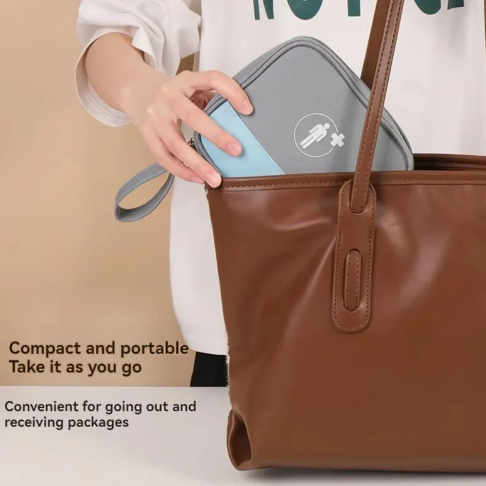 Multi-fach Familie Pille Tasche Leere Tragbare Notfall Hilfe Kit Feuchtigkeit-beweis Wasserdichte Medizin Organizer Box Haushalt