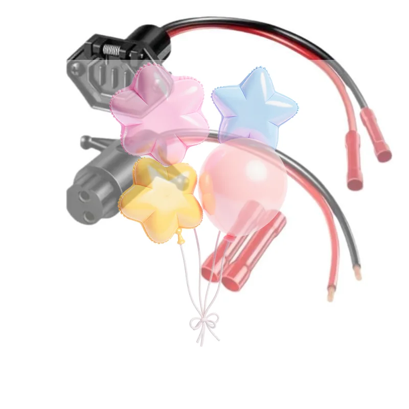 2 Wire Trolling Motor Plug 12V-24V 8/10 Gauge Universal Heavy Duty Drag Motor Connector for Boat Marine Use