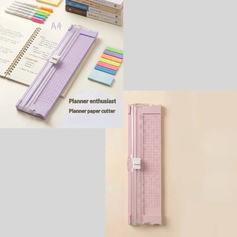 5/2 Pieces in Random Colors, New Colorful Paper Cutter, Non-Electric, Plastic Material, A4 Size, Very Suitable for Paper Cutting, Office Use, Journaling, School Supplies, Graduation Projects, Halloween and Christmas Gi