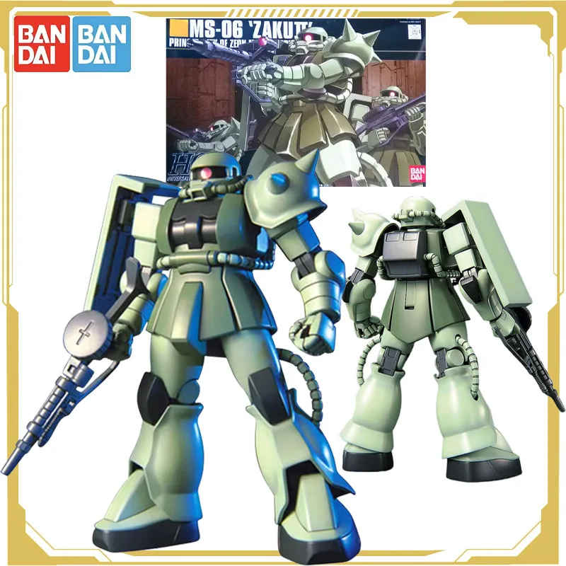 

Bandai оригинальная аниме-фигурка GUNDAM HGUC 0401/144 MS-06 Green Zagu в сборе, модель, экшн-фигурки, игрушки для мальчиков и девочек, детский подарок