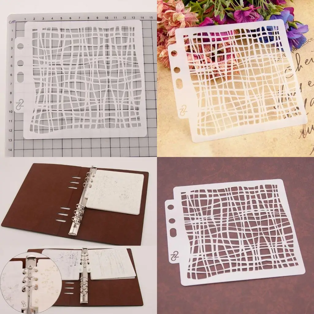 

Net Design Stencils Template Painting Scrapbooking Embossing Stamping Album Card high quality