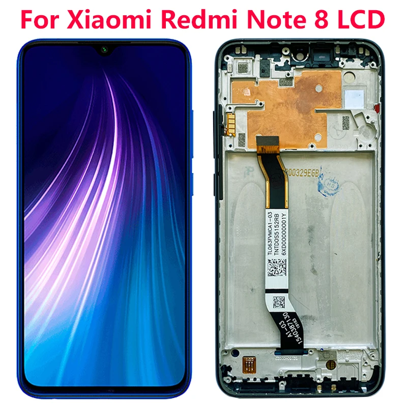 

Original 6.3''LCD For Xiaomi Redmi Note 8 LCD Display Touch Screen With Frame For Redmi Note 8 M1908C3JH M1908C3JG M1908C3JI LCD