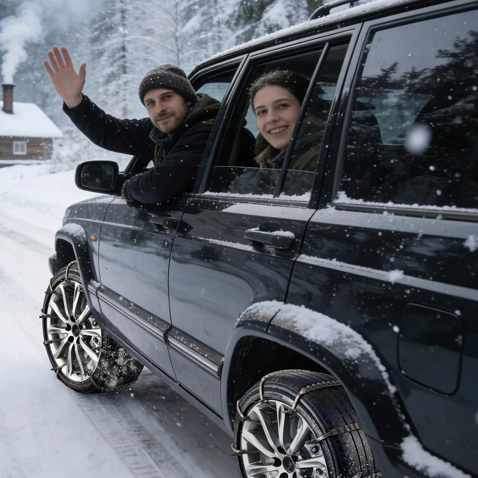 Snow Chains For Car 5 Piece Tyre Auto Traction Grips Snow Tire Chains For Suv Truck Pickup Van Sedans 165-275mm Winter Driving