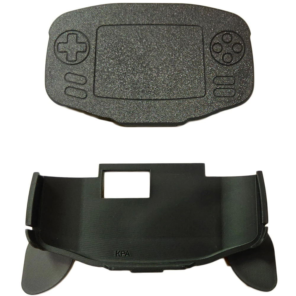 for KONKR Pocket Advance Retractable Hidden Grip with Screen Cover 3D Printed Ergonomic Fighting Game Handheld Controller Grip