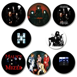 Fashion Jewelry Accessories Singer Brooches Rock Band Malice Mizer Enamel Pins for Backpack Clothes Decoration Badges Gifts