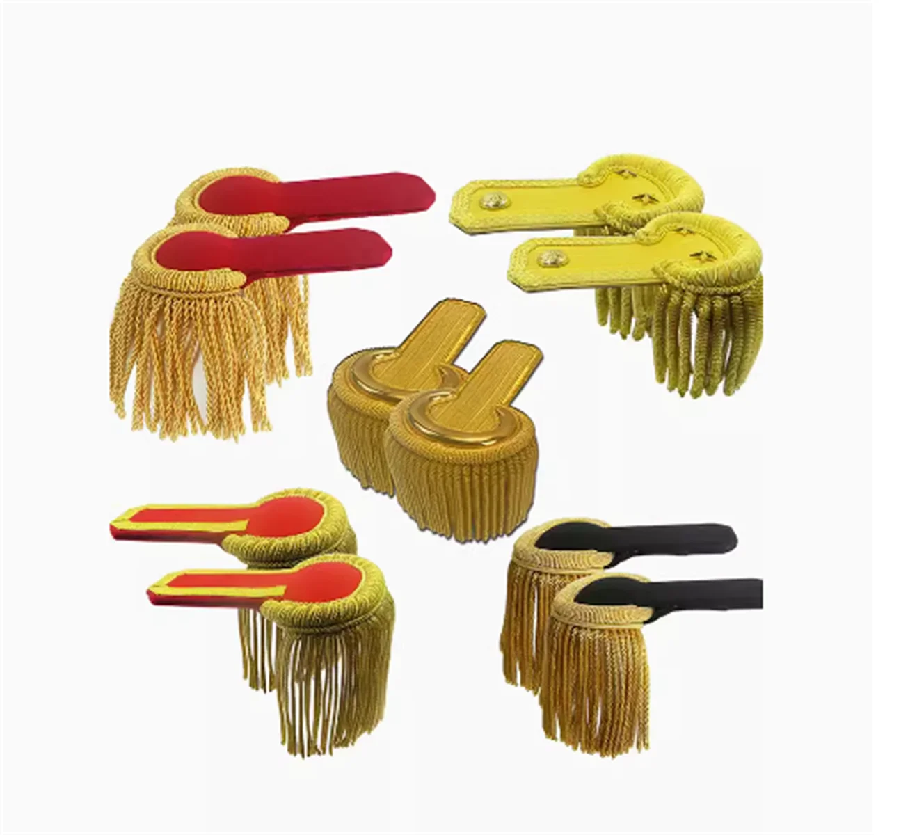 

British dress performance dress honor guard tassel shoulder badge metal wire copper wire tassel cosplay anime shoulder badge