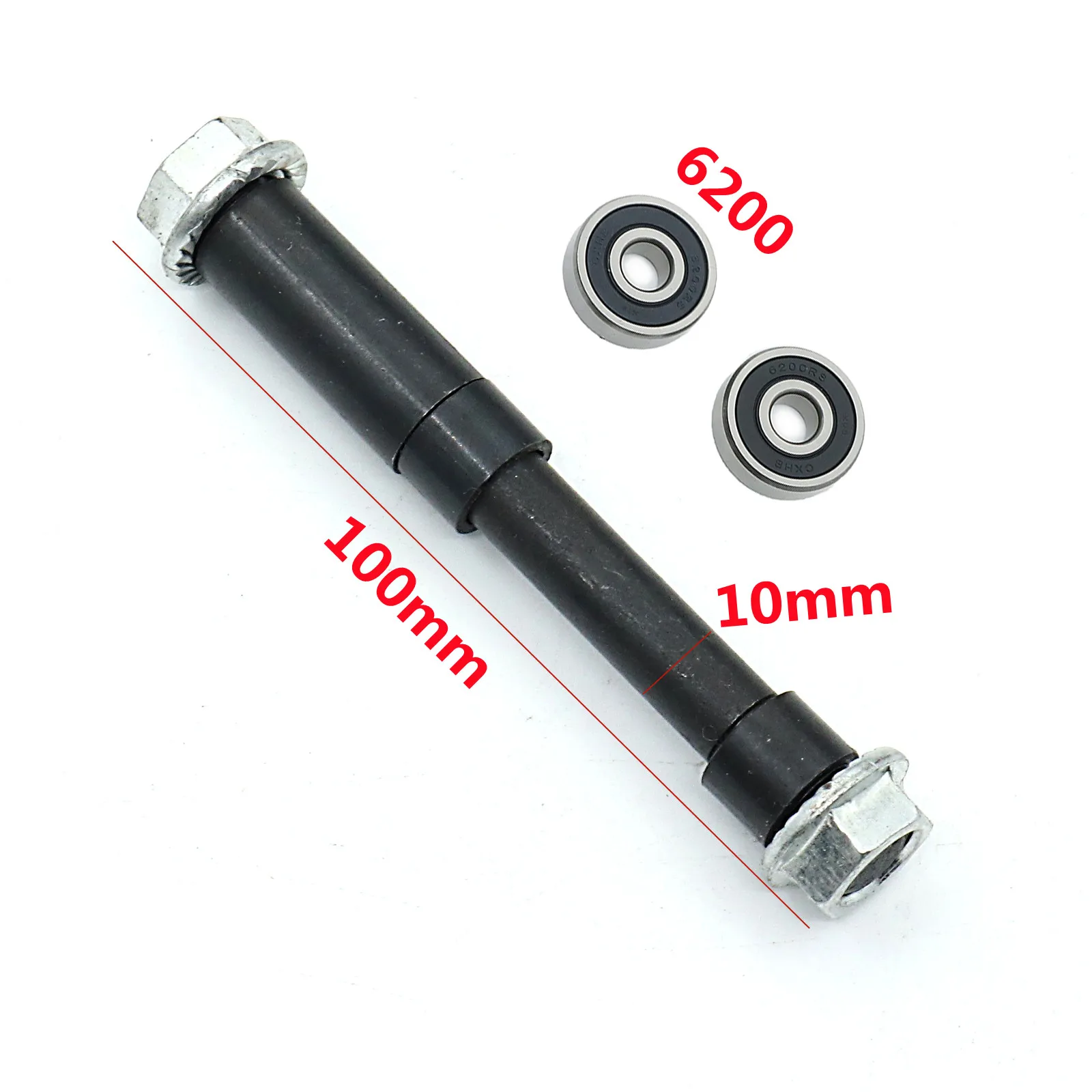 Wheel Axle Front 10X100mm 10X160MM Electric Scooter for 10 Inch 8 Intch Wheels Rims Tires Tubes Motorcycle Parts