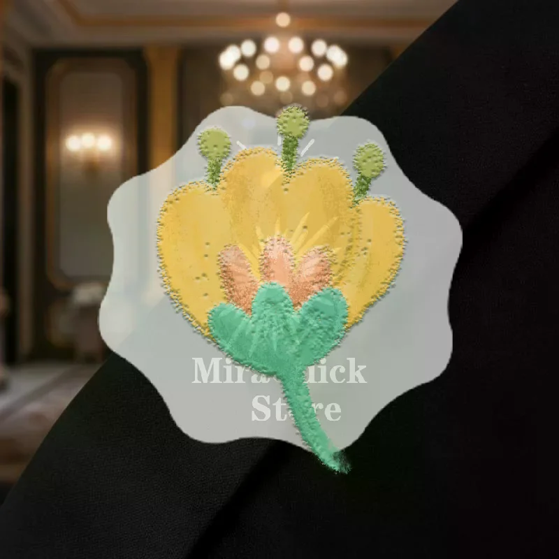 Chic Sunflower Brooch Personalized Floral Pin Beautiful Fashion Accessory for Prom Wedding and Office