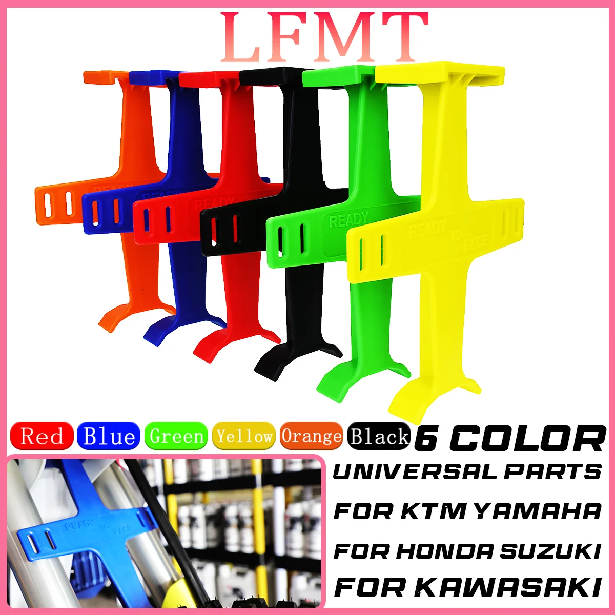 

Plastic Fork Support Brace Universal For KTM HONDA YAMAHA SUZUKI KAWASAKI SX EXC YZ YZF Motorcycle 2020 2021 Racing Dirt Bike