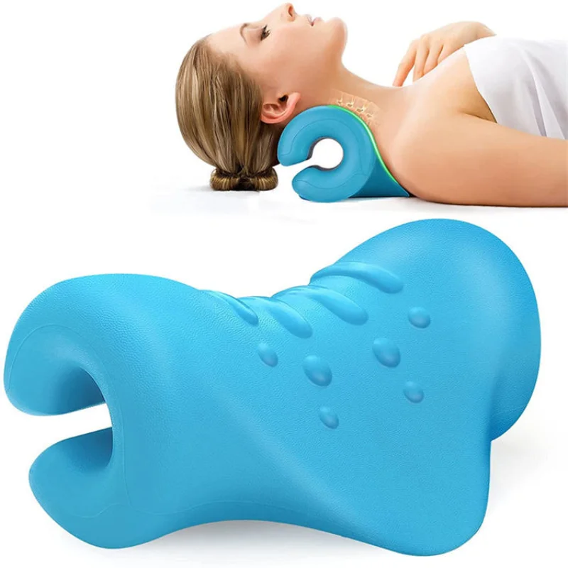 Cervical Spine Massage Pillow U Shaped Neck Shoulder Stretcher Relaxer Neck and Shoulder Repair Neck Relaxation Massage Tools