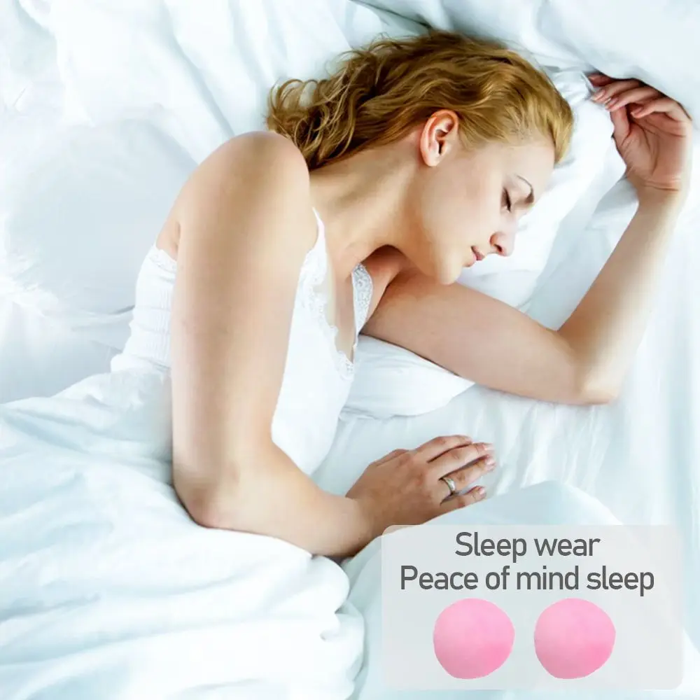 Gift Soundproof Hearing Protection Wax Cotton Earplugs Noise Reduction Sleeping Snoring Swimming Ear Plugs