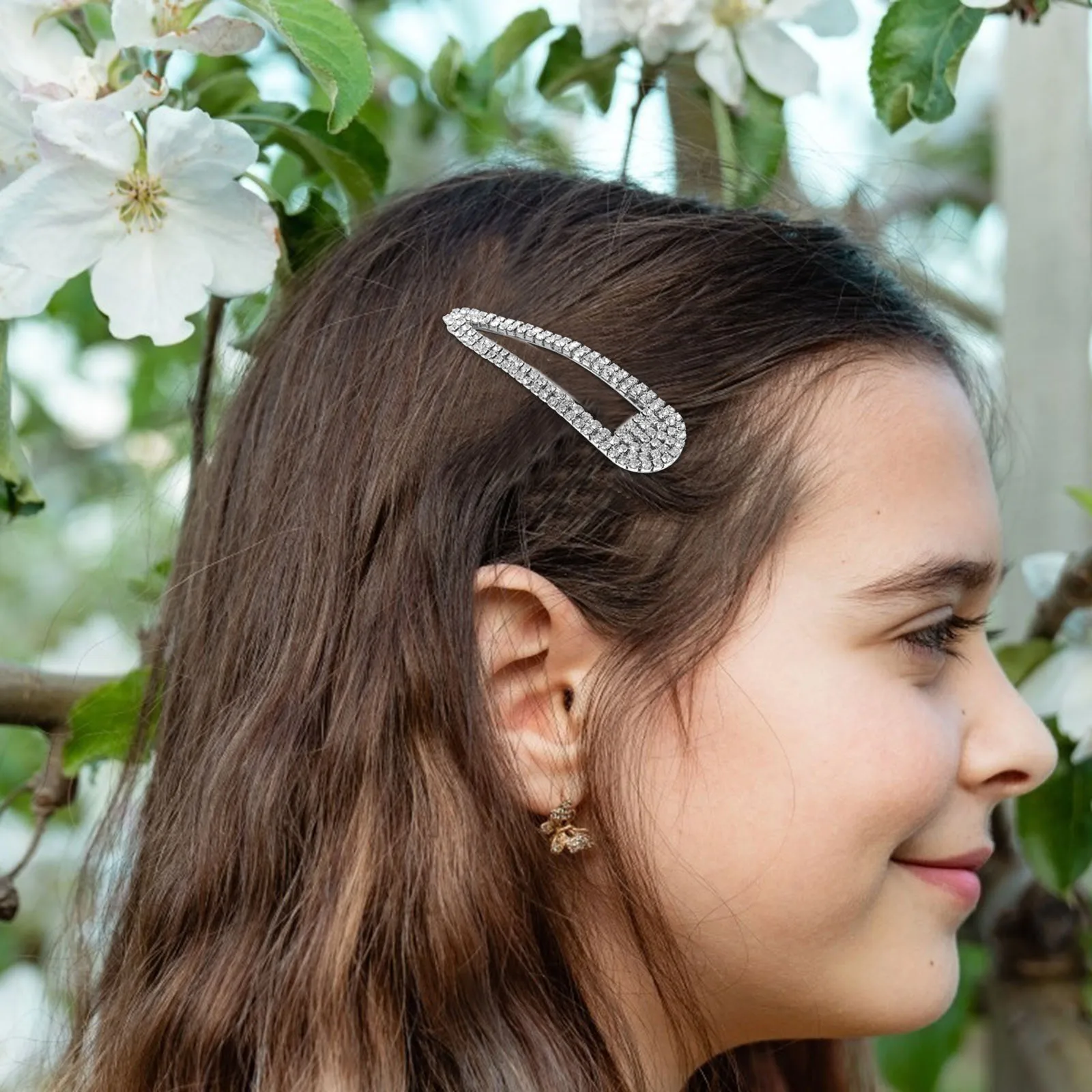 

4pcs Cute Snap Decorative Hair Clips for Snap Clips For Hair Women Small Barrettes Decorative Kawaii Accessories
