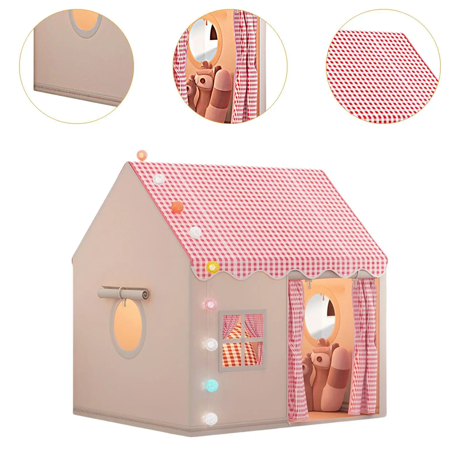 Crianças brincam tenda com janela crianças tenda crianças brinquedo casa para meninos meninas