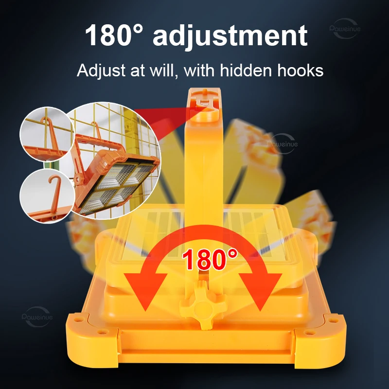 10000000LM Solar Tragbare LED Lampe Helle Wiederaufladbare Multifunktions Wasserdichte Camping Lampen Outdoor Notfall Tragbare Laterne