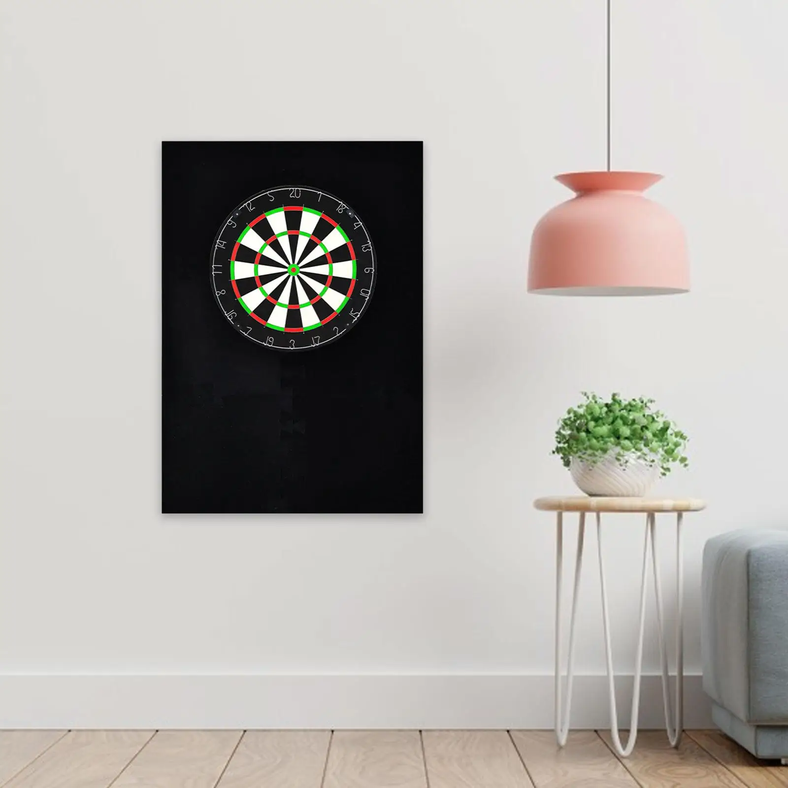 Dartboard Surround for 18 inch Dartboard Protect The Walls and Leave No Trace Wall Guard Easy to Install Wall Protective Cover