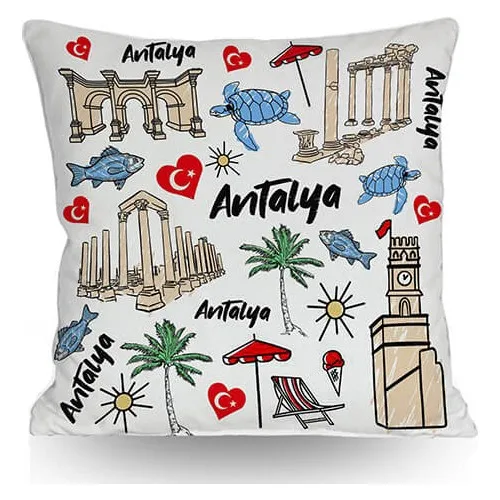 Go Import Antalya Themed Pillow decorate Pillow