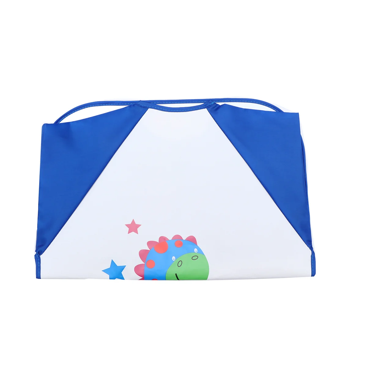 만화 프린팅 긴 소매 방수 페인팅 앞치마 하늘색 세탁 가능 어린이용 스목