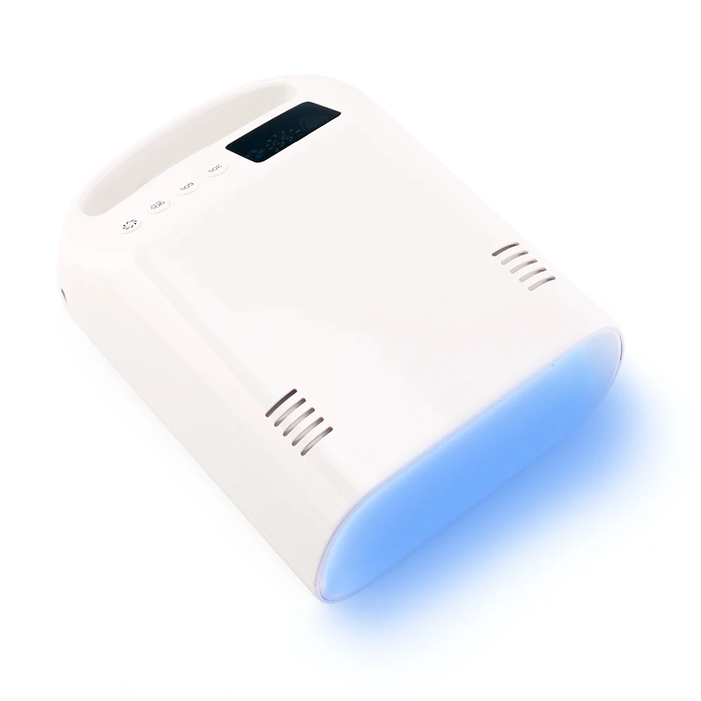 Lampada per unghie professionale di nuovo arrivo con ventilatore Essiccatore gel ricaricabile Lampada per unghie a polimerizzazione rapida da 108 Watt Lampada per unghie a LED UV