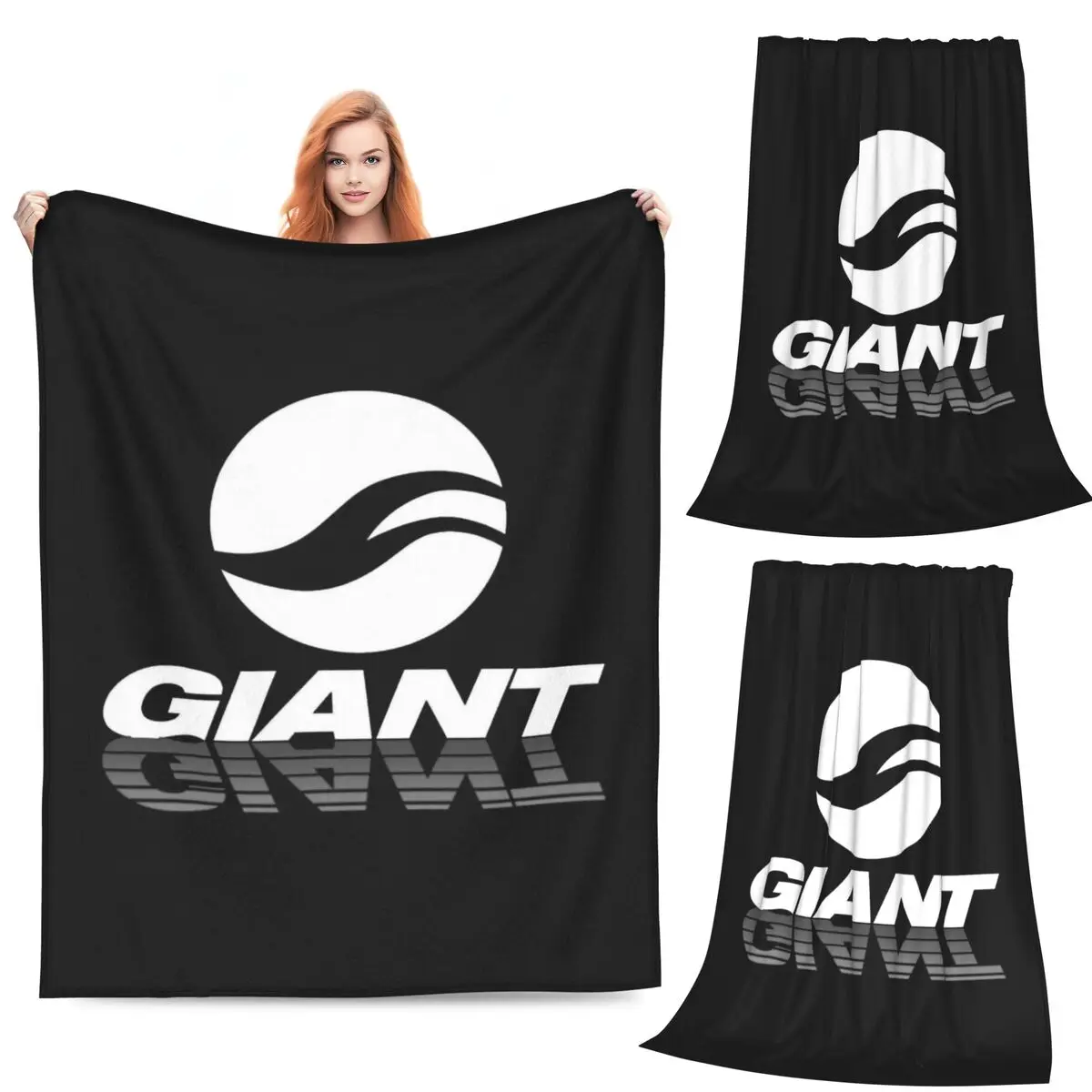 

Giant Bike Blankets Fleece Sofa Throw Blanket Multi-function Throw Blankets for Home Bedroom Office Throws Bedspread Quilt