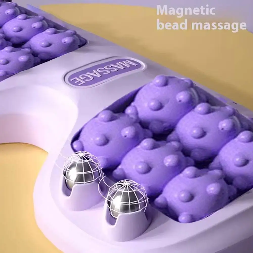 

Портативный двойной массажный ролик для ног, облегчение подошвенного фасциита, снятие стресса и глубокой релаксации, портативный инструмент для рефлексологии для I7N7