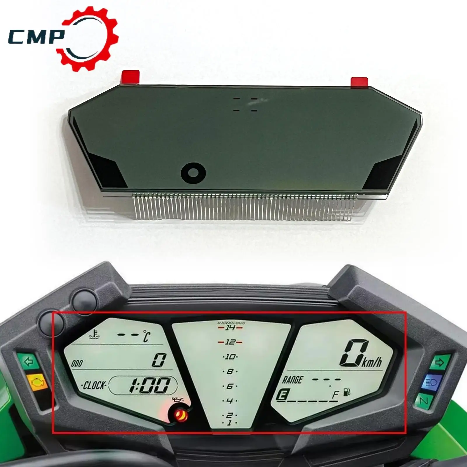 

1Pcs Dashboard LCD Display KA0487001 880028 Fits For Kawasaki Z800 ZR800A Speedometer instrument 2013-2016 Car Electronics