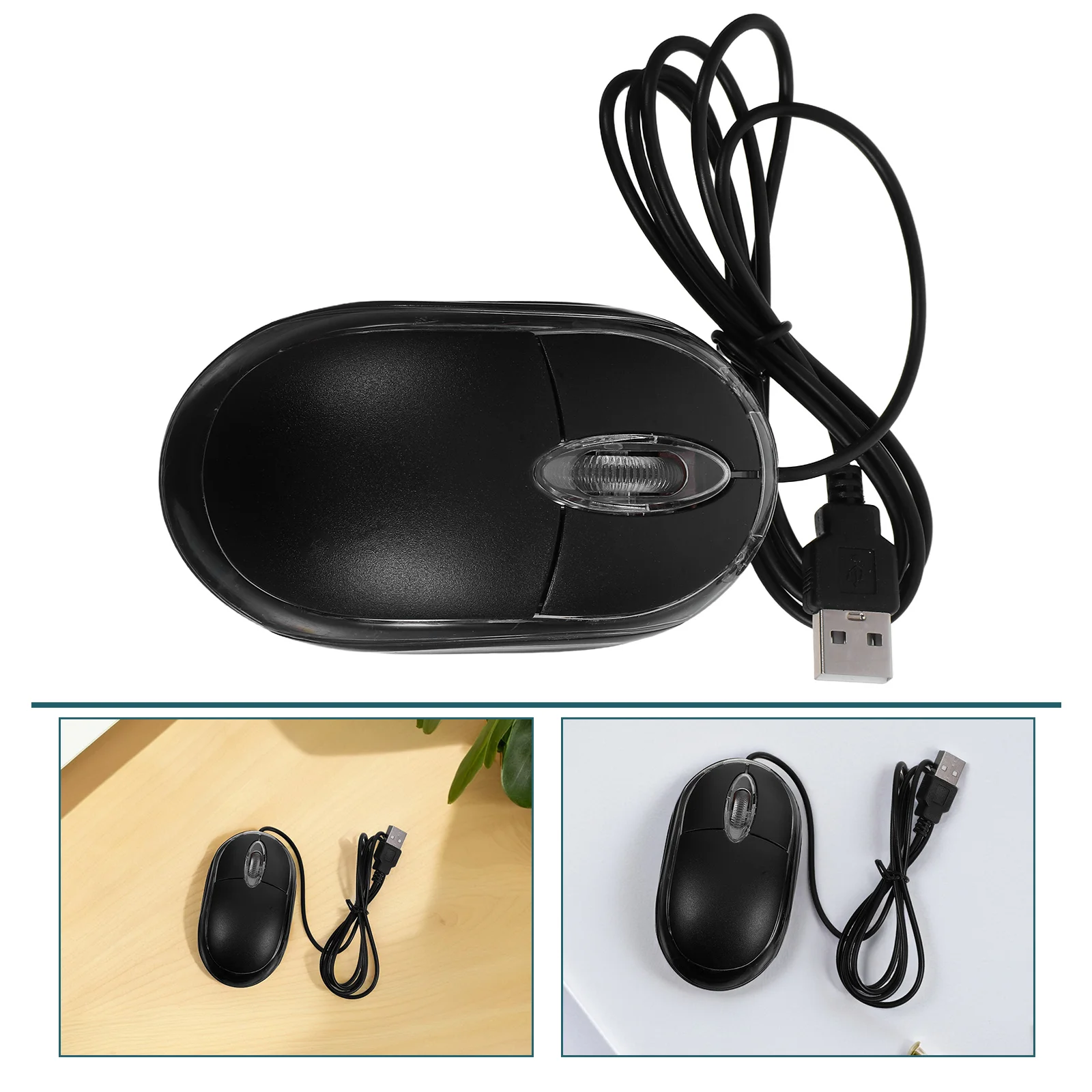 Usb Muis 1000 Dpi Optische Bedrade Computermuis Voor Pc Laptop Notebook Met 1.5 M Kabel Ergonomisch Licht Kantoor thuisgebruik