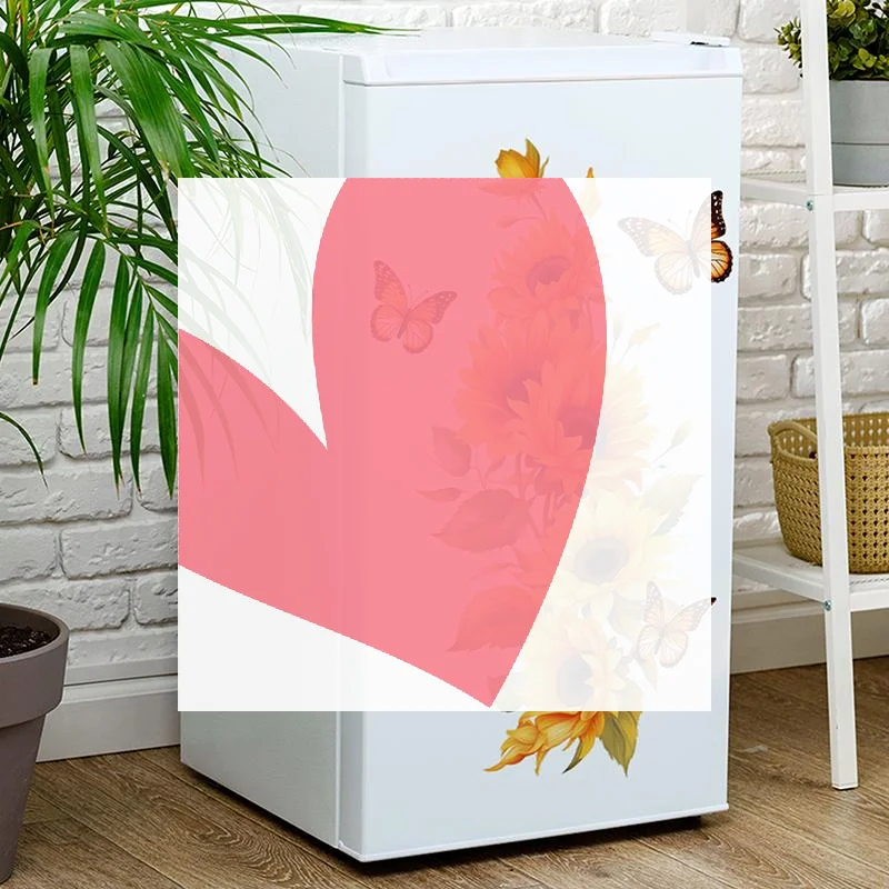 Kawaii Sunflower Cat Panda PVC Stickers Cute Waterproof DIY Decorative Decal For Refrigerator Kitchen And Home Walls