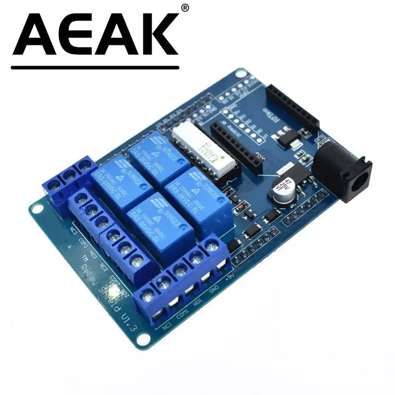4 Channel 3A 240V Wireless Relay Module Opto-isolator Xbee Bluetooth Bee Relay Shield Expansion Board Switch For Arduino HomeApp