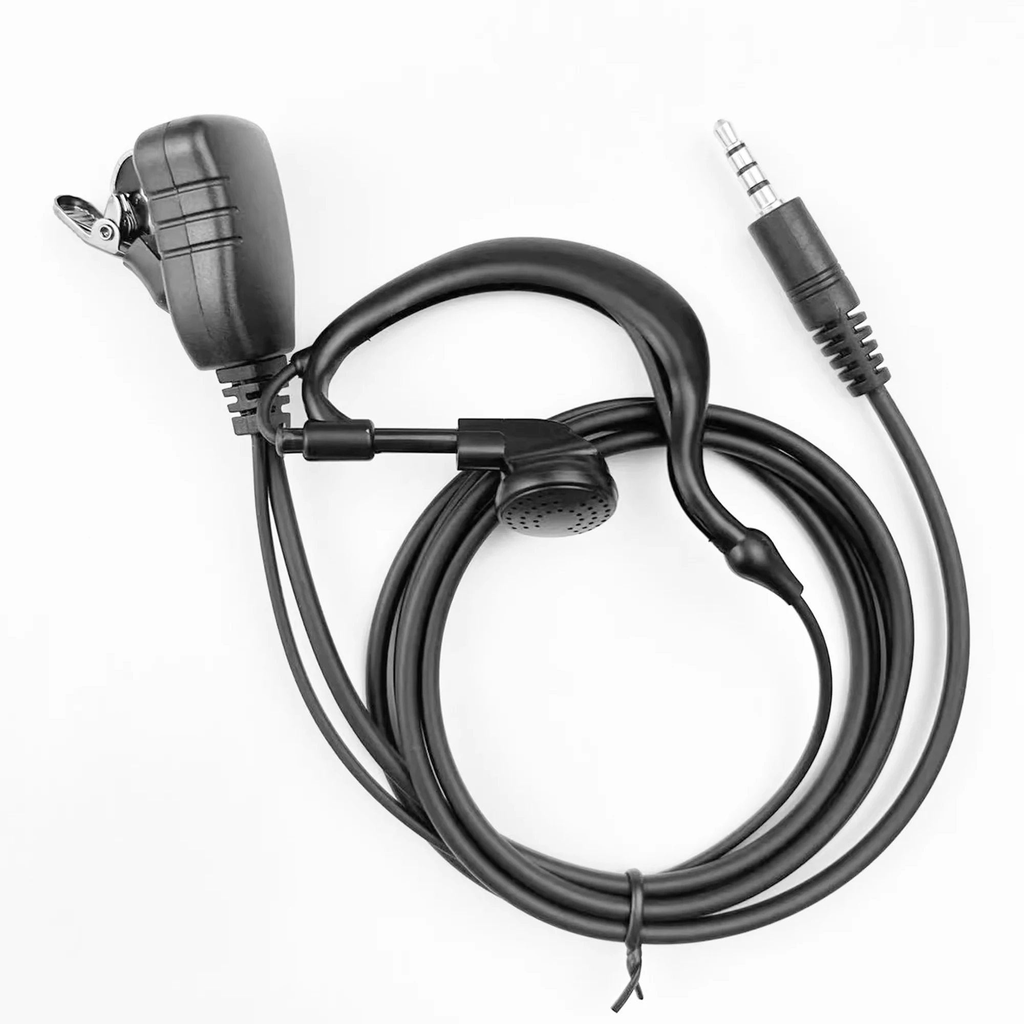G-Shape Earpiece Mic Headset 1 Pin 3.5mm for Hytera Radios PNC360 PNC380 PNC550 460 550 560 G32 G36 P30 Walkie Talkie