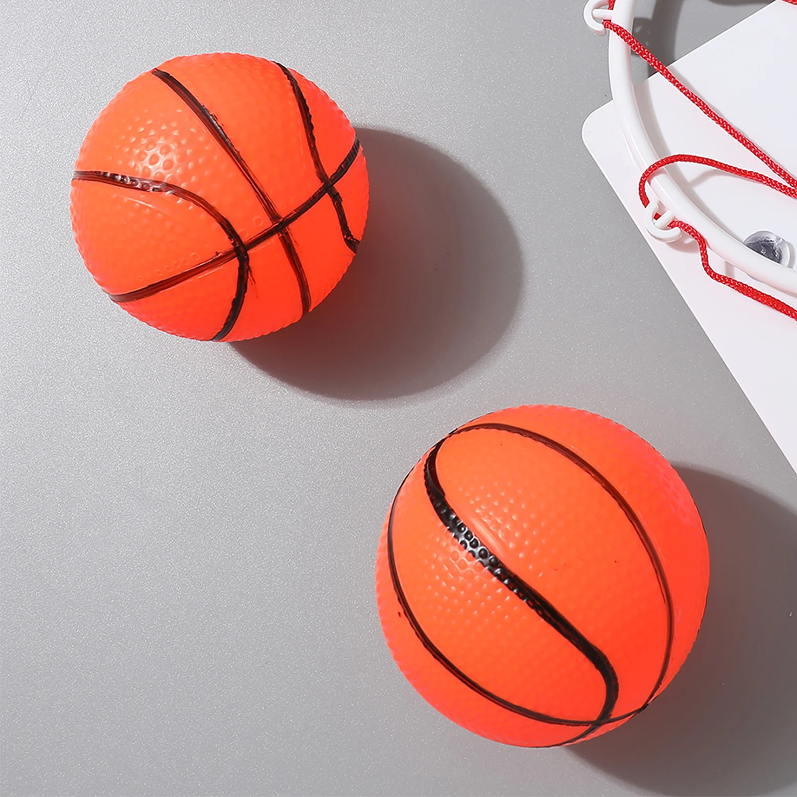 1pc Wall-mounted Basketball Set Basketball Toy Set Material Easy Assemble Indoor Kids Fun Mini Accessories Toy