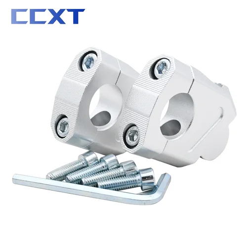 Imagen 2 del producto Elevadores de manillar de motocicleta, adaptador de abrazadera Universal de 28mm y 22mm para Kawasaki Suzuki Yamaha Honda BMW R1300GS 1250GS R1200GS R1200R