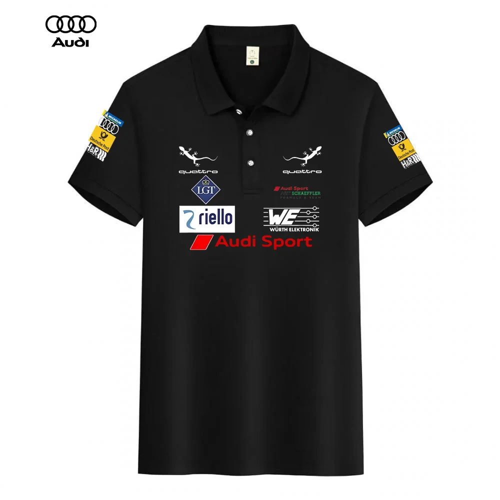 2026 Audi Motorsport Racing Team Polo shirts, T-shirts, collar casual T-shirts, men's and women's daily casual Polo shirts. Mult