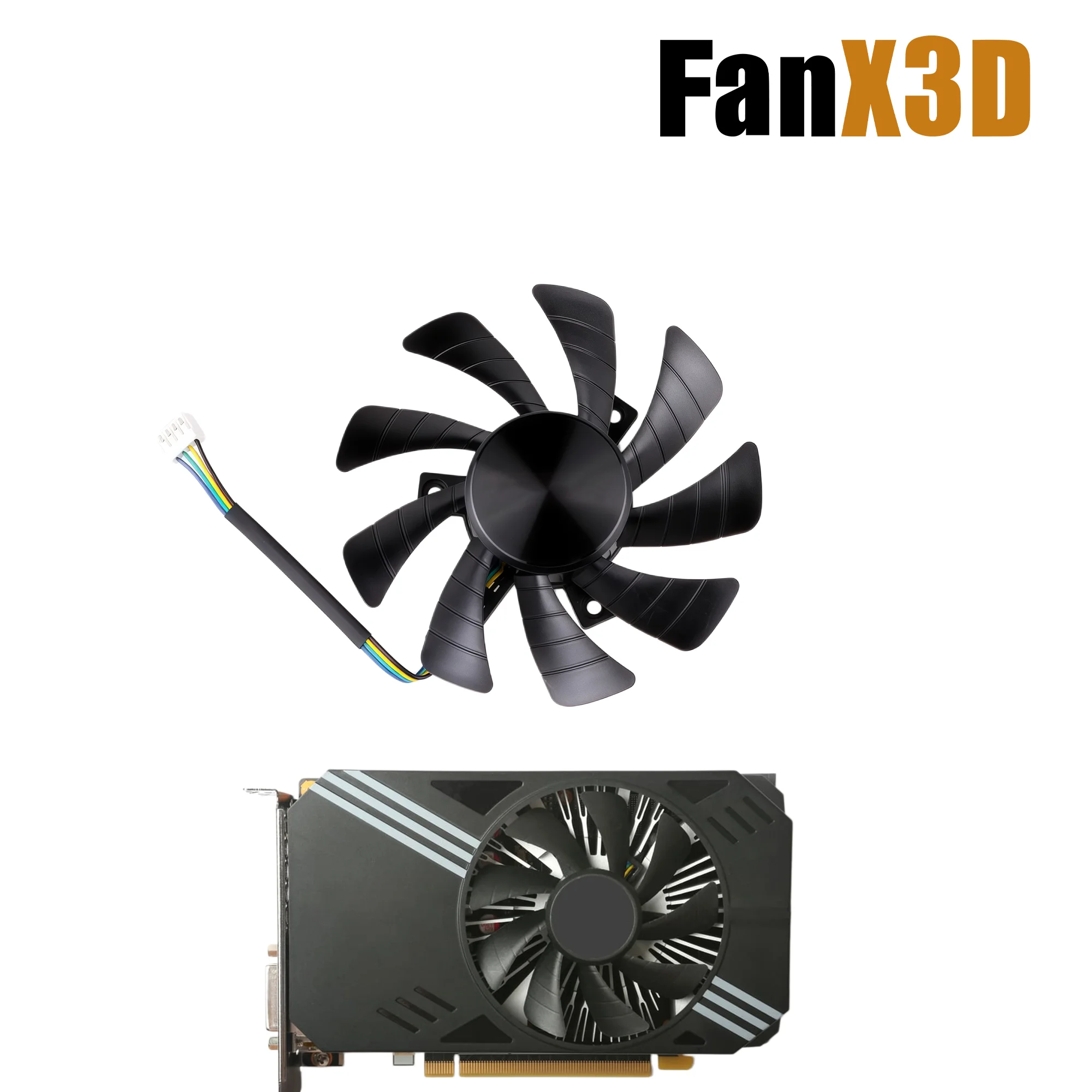 For Use Case ZOTAC GeForce GTX 1060 3GB Graphics Video Card 85MM T129215SH Cooling Fan