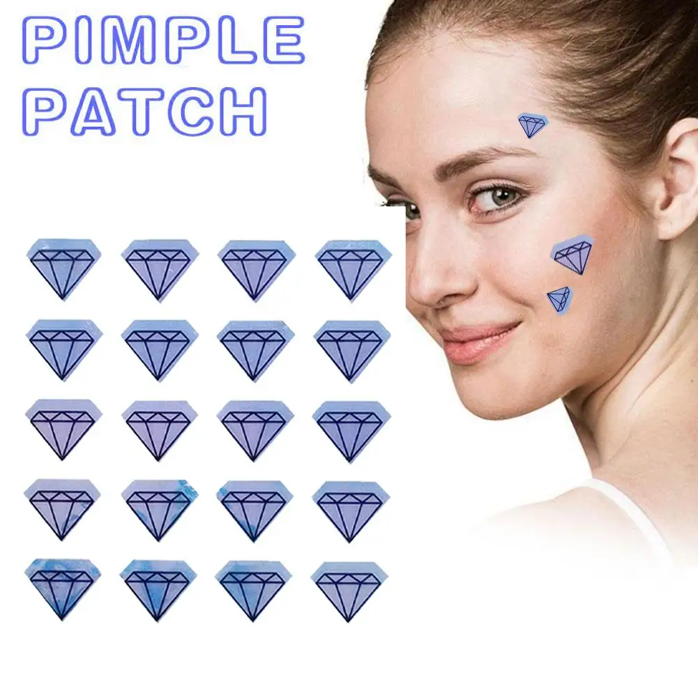 Laser Diamond Acne Patch Acne Pimple Blemish Spots Non-Irritating Skin Treatment Beauty Face Care Waterproof Tools Breathab N3V5