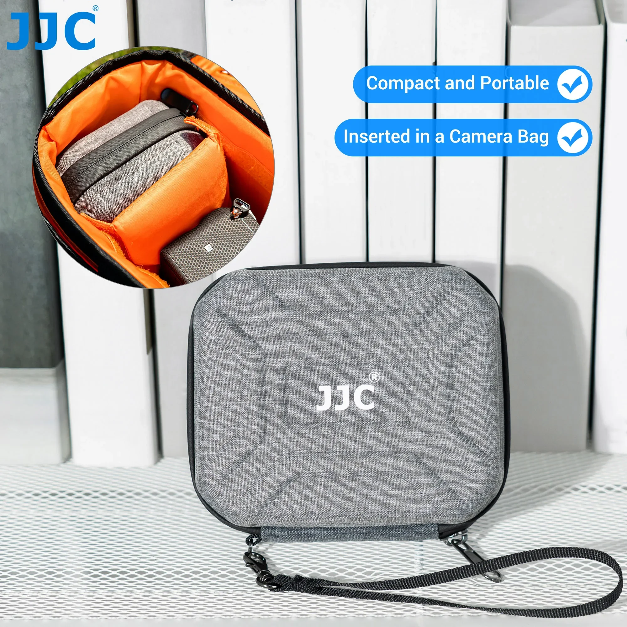 JJC Lens Filter Pouch Case for 10 Circular Filters Up to 67mm Dustproof & Water-Resistant Camera Lens Filter Storage Case