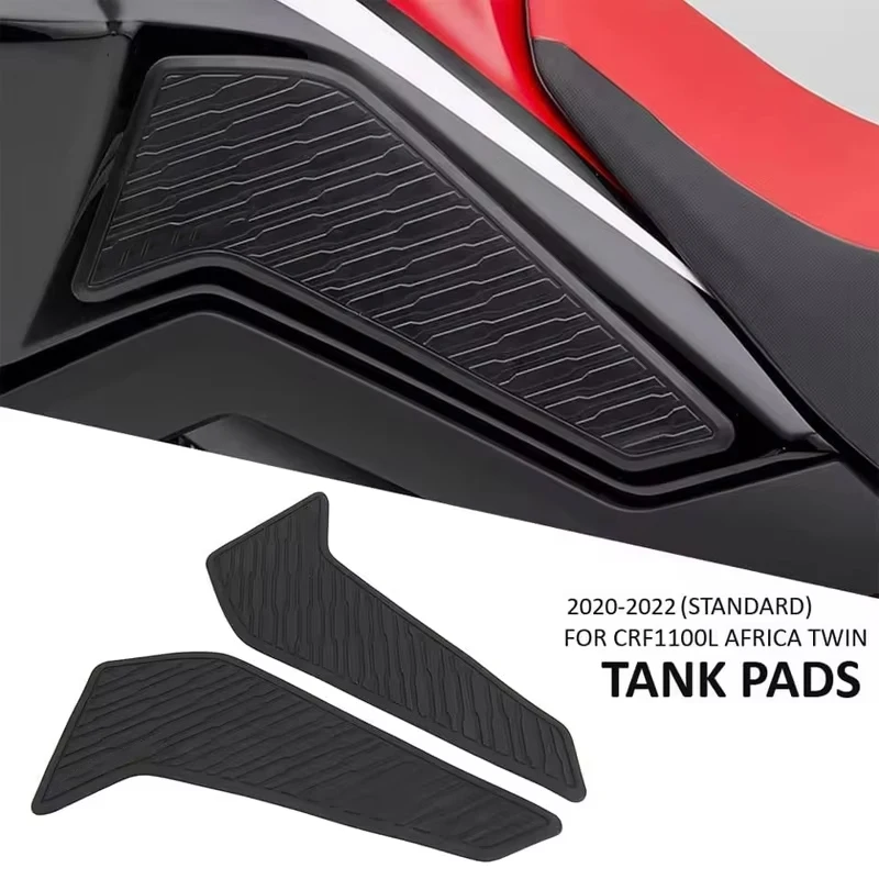 

NEW Motorcycle Non-Slip Side Fuel Tank Pad Rubber Stickers For Honda CRF1100L CRF 1100 L Africa Twin 2020 2021 2022
