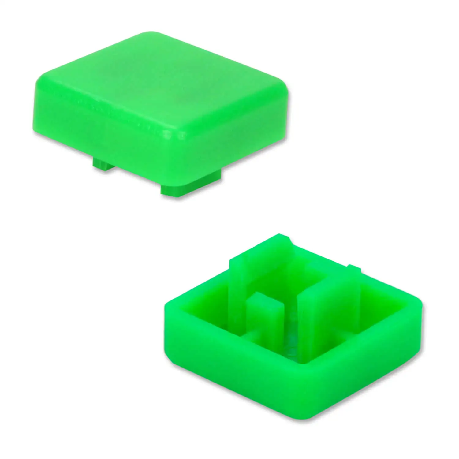 50x Square Knob Check out Measures on Photos-Green