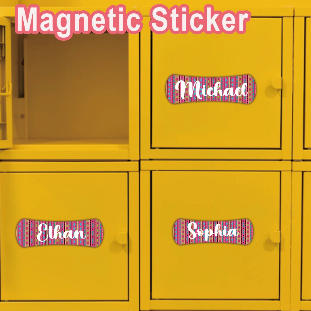 1pc New Design Customized Text Magnetic Cabinet Stickers For Cabinet Door Decor Customized Text