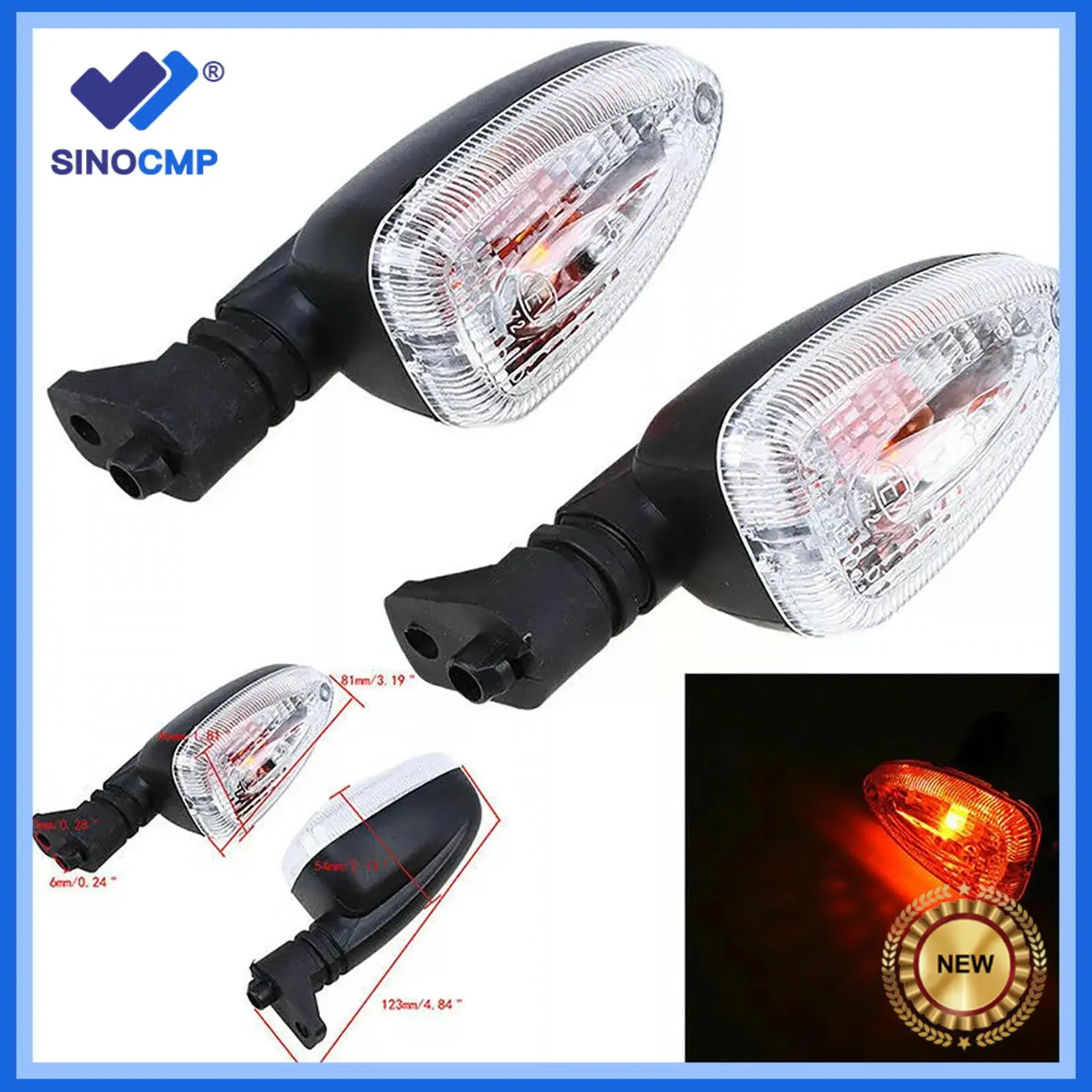 

New Motorcycle Front Rear Turn Signal Light Blinker Indicator For BMW F800R R1200GS F650GS K1200R 2004-2012
