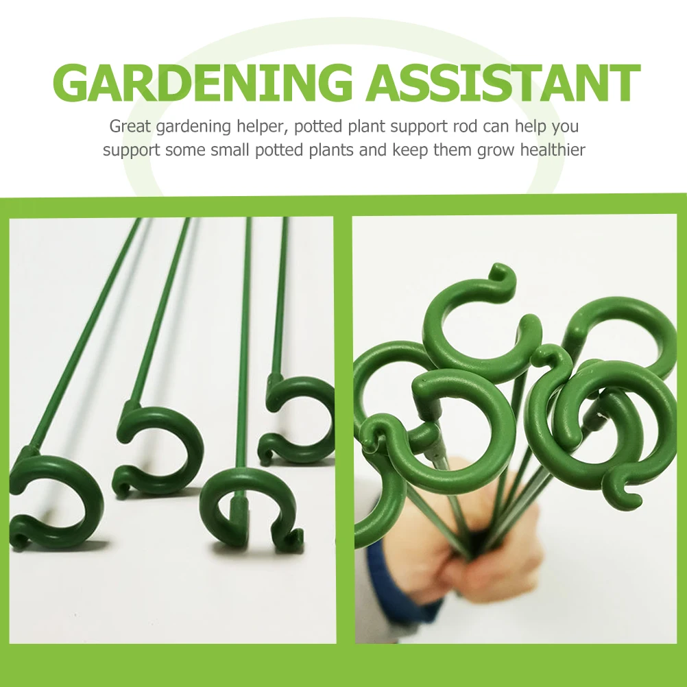 

40pcs Gardening Plants Support Support Pole Plant Rack Small Potted chid Fixed Rods Vegetable Cages Gardening Accessories