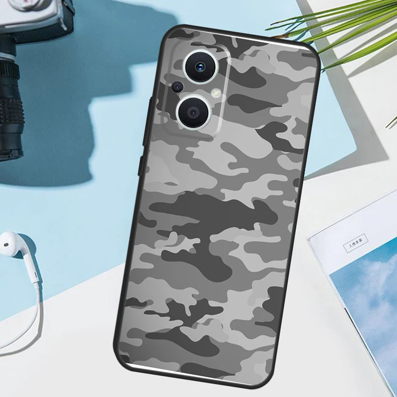 Military Army Camouflage Case For OPPO Find X9 Ultra X5 X6 X8 Pro Cover For OPPO Reno 15 F 12 11 13 10 14 Pro 7 8 Lite