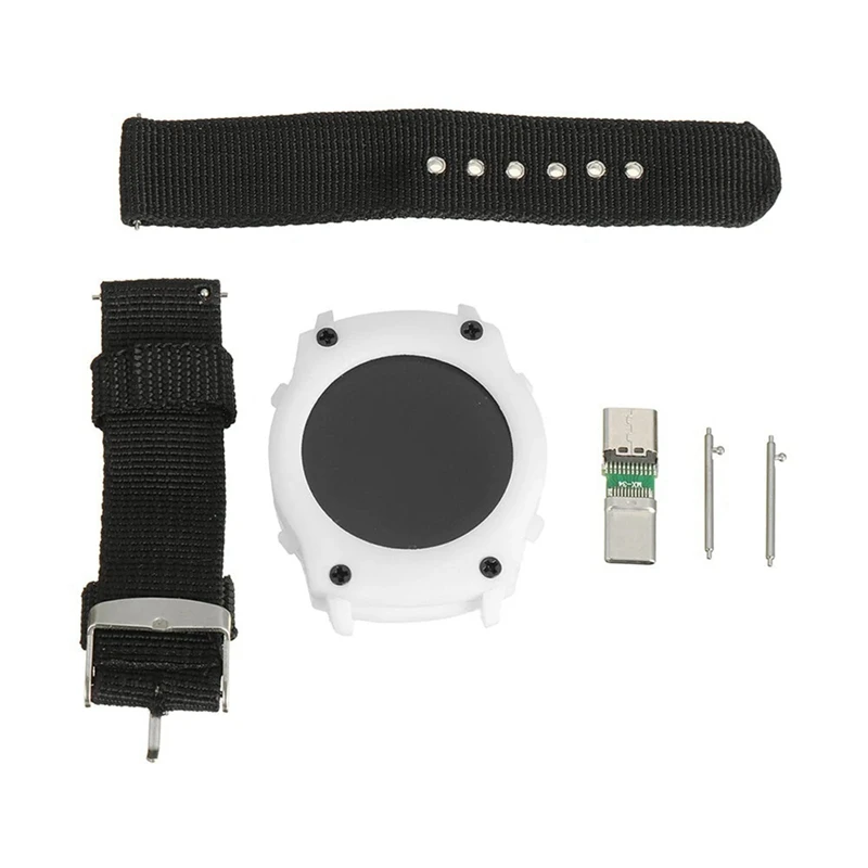 ESP32 Programmable Watch Open-Smartwatch Light V3.3Plus ESP32 ESP32 Smart Watch Support Wifi Bluetooth New White + Black