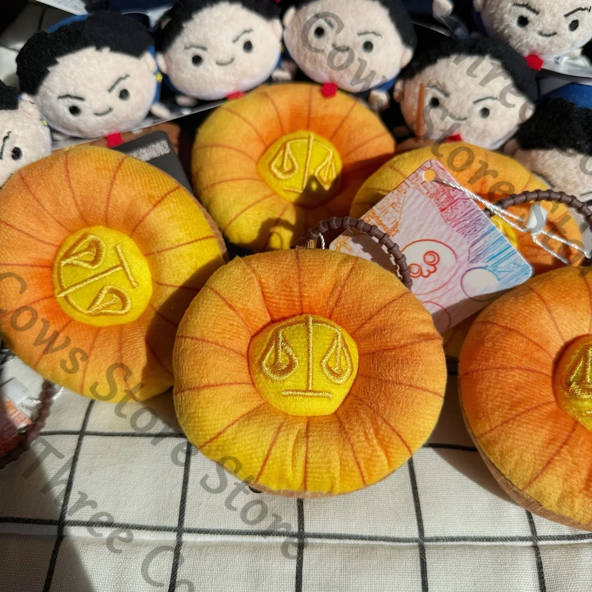 Anime milhas edgeworth phoenix wright ace advogado cosplay dos desenhos animados pingente sonoro brinquedos de pelúcia chaveiro dango mascote fãs presente