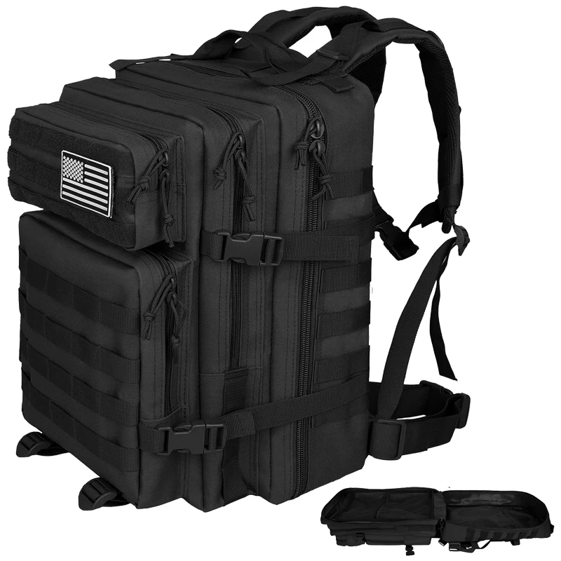 45L  Tactical Backpacks For Men Trekking Daypack Bug Out Bag Lage MOLLE 3 Day Outdoor  Pack Camping Hiking