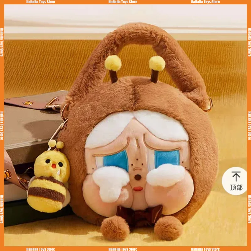 POPMART New Crybaby Crying Again Series Big-Head Bag Crying Bee Creative Trend Periphery Crossbody Hand Up Bag Girls Gift