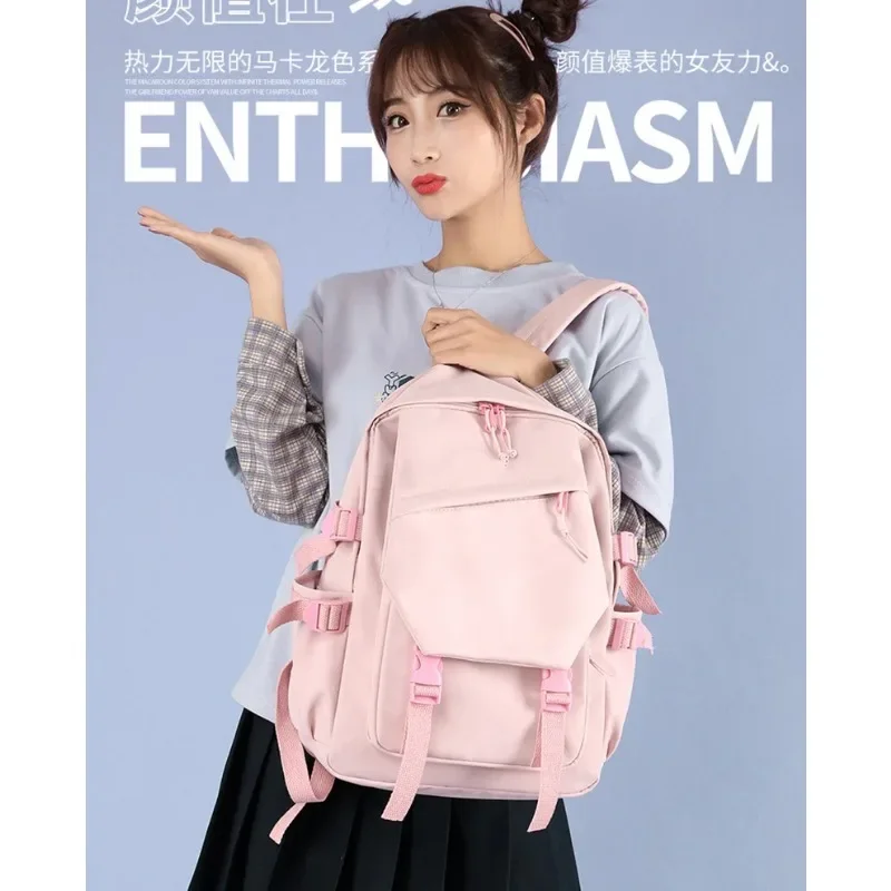 New Disney Lilo Stitch Women Bagpack Teenagers Travel Backpack Kawaii Boys Girls Kids School Book Bags High-capacity Backpack