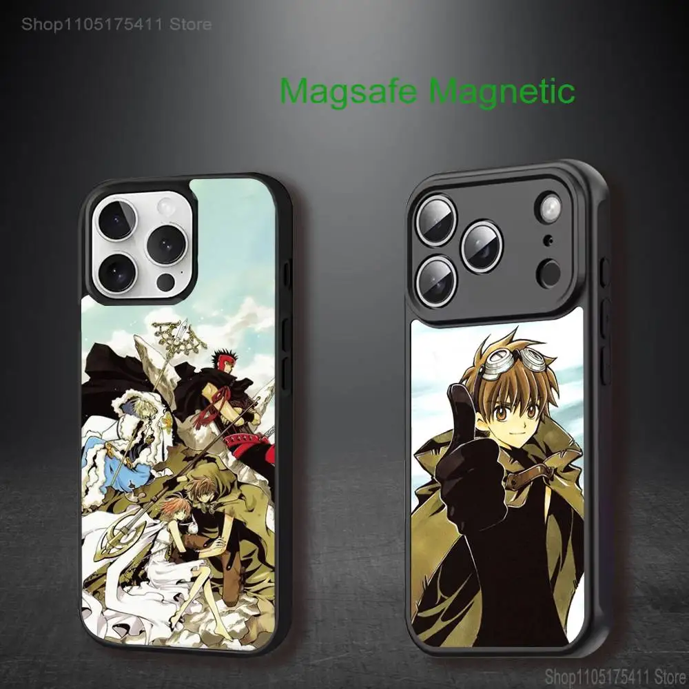 

Anime T-Tsubasa R-Reservoir Phone Case For iPhone17,16,15,14,13,12,11,Pro,Max,Plus,Mini,SE4,E Magnetic Magsafe Wireless Charging