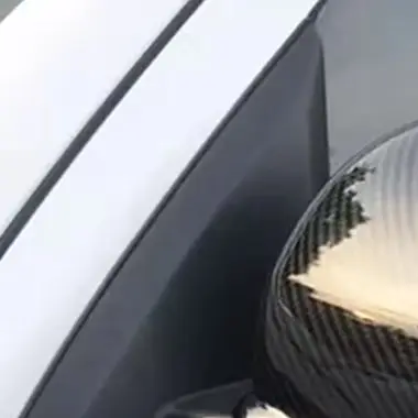 Mirror Trim Cover Rear View Mirror Trim Carbon Fiber Black Lasting And High-strength Direct Replacement For Mitsubishi for